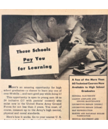 1948 US Army Air Force Career Advertisement Training Schools Military F15T3 - $458.28 MXN