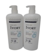 2 Ivory Fragrance Free Gentle Moisturizing Body Wash Sensitive Skin Large 40 oz - £28.42 GBP
