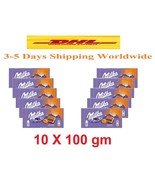 10X  Milka Caramel Chocolate 100g Bars 1 Kg Chocolate 2.2 Ib. Fast Free ... - £51.65 GBP
