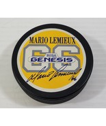 N) Vintage Sega Genesis Promotional Hockey Puck Mario Lemieux Pittsburgh... - £9.48 GBP