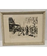 &quot;Point Magu&quot;Etching  By Lionel BARRYMORE (American, 1878-1954) Signed In... - $6,585.87 MXN