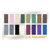 L.A. COLORS 16 Color Eyeshadow Palette, Smokin C74203TAG - $10.99