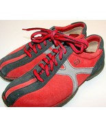 Born Racing Stripes W0943 Red Gray Suede Oxford Driving Sneakers Shoes W... - £17.20 GBP