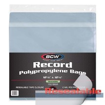 400 BCW Resealable 33 RPM Record Bags - Snug - £81.48 GBP