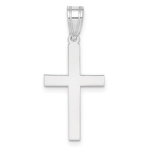 14k Gold Polished Cross Pendant XWR13 - £123.70 GBP