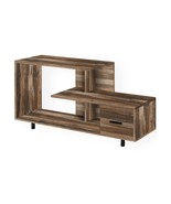 48&quot; Modern TV Stand Console | Media Entertainment Center | Brown - $2,826.54 MXN