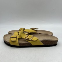 Cliffs by White Mountain Gionna Womens Yellow Slip On Slide Sandals Size... - $24.74