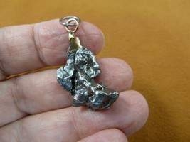 x260-44) 7g Campo del Cielo meteorite natural shape space pendant iron nickel - £34.01 GBP