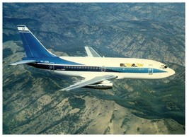 El Al Israel Airlines Boeing 737 258 Airplane Postcard - £7.01 GBP