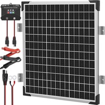 Voltset 50W Solar Battery Trickle Charger Maintainer + Upgrade 10A MPPT Charge - $161.54