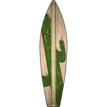 Cactus Novelty Metal Surfboard Sign SB-360 - £19.65 GBP