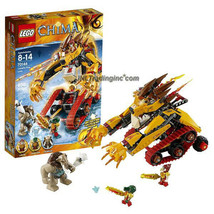 New 2014 Lego Legends Of Chima 70144 Laval&#39;s Fire Lion Cragger+Mungus 450 Pcs - £83.73 GBP