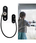 Window Door Cable Restrictor Ventilator Child Baby Safety Security Lock - $182.23 MXN