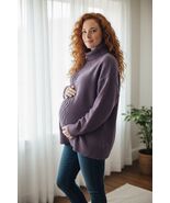 Sonoma Life + Style Women’s 3X Purple Chunky Knit Turtleneck Sweater Plu... - $24.66