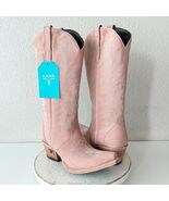 Lane Gallatin Womens Cowboy Boots 9.5 Pink Cowgirl Western Mid Calf Poin... - $272.25