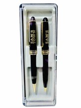 Sam&#39;s Town Hotel &amp; Gambling Hall Vintage Black &amp; Gold Pen Pencil Set Las... - £13.51 GBP