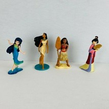 Disney Princess Mulan Pocahontas Moana Jasmine Princesses Character Figure Toys - $17.99