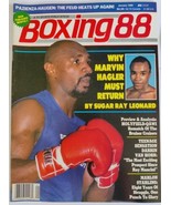 Boxing 88 Magazine January 1988 Marvin Hagler Darrin Van Horn Vinnie Paz... - $18.99