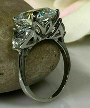 2.50 Ct Cushion Cut D/VVS1 Diamond Engagement Ring 14K White Gold Over - £88.34 GBP