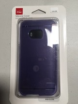 OEM VERIZON HIGH GLOSS SILICONE CASE COVER FOR HTC One M9 -Purple- Free ... - £5.50 GBP