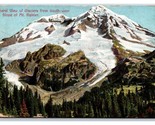 Vista Di Glaciers Da South Montante Rainier Washington Wa Unp Aype DB Ca... - $6.10