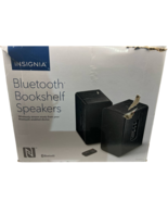 Insignia Powered Bluetooth Bookshelf Speakers Pair Black (NS-HBTSS116) - $74.00 CAD