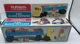 Playskool ABC Block Express Truck 1977 Milton Bradley Looks Unused Vintage - $23.74