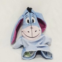 Eeyore Hand Puppet Disney Baby Melissa and Doug 10&quot;  Plush Blue Winnie t... - £14.09 GBP