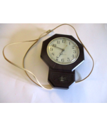 Vintage General Electric Wall Clock Model 2128A Works Keeps Time Flower ... - €17,09 EUR