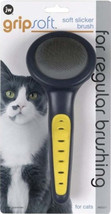 JW Pet GripSoft Soft Slicker Brush for Cats with Sensitive Skin &amp; Silky ... - $10.95