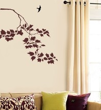 Wall Stencil Sycamore Weeping Branch, Reusable stencil for home decor - $34.95