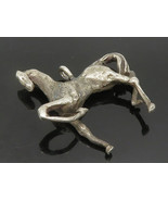 925 Sterling Silver - Vintage Sculpted Horse Statue Pendant - PT20164 - £106.60 GBP