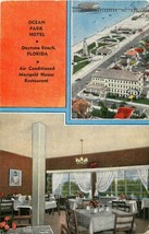 Daytona Spiaggia Fl Ocean Park Hotel &amp; Marigold Casa Multi Foto Postcard - £8.17 GBP