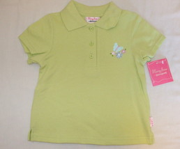 Girls NWT Mary Jane by Buster Brown Lime Green Short Sleeve Top Size 4 - £7.04 GBP