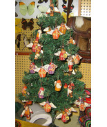 20 peruvian christmas angels, ceramik, handpainted - $100.00