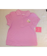 Girls NWT Mary Jane by Buster Brown Pink Short Sleeve Top Size 4 - £7.26 GBP