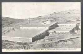 Vintage c1940s BHTP Carlton Gold Mill Cripple Creek Colorado CO Postcard - £11.18 GBP