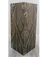 Art Deco Design Wood Pedestal or Plant Stand 36&quot; Tall - $256.71 CAD