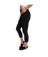 Kirkland Signature Women&#39;s Reflective Crop Tights, BLACK, XS - €6,76 EUR