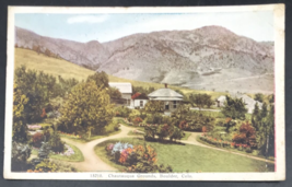 Antique 1921 Chautauqua Grounds Boulder CO Colorado Postcard HHT Co - £7.14 GBP