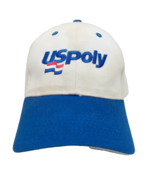 Otto US Poly Flag Logo Baseball White Blue Cap Hat Adjustable Back - $11.39