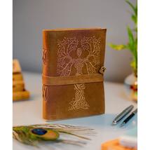 Leather Diary, Brown Colour Antique Handmade Leather Bound Notepad7 X 5 ... - £35.55 GBP