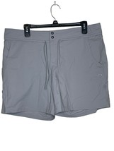 Mountain Hardwear Women&#39;s Shorts Outdoor Hiking Stretch Button Gray Size 12 / 44 - £17.20 GBP