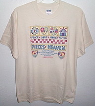 Women Gildan NWOT Cream Pieces of Heaven Short Sleeve T Shirt M - £6.33 GBP