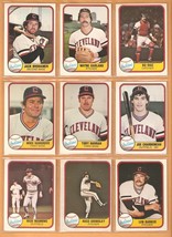 1981 Fleer Cleveland Indians Team Lot 22 Diff Hargrove Charboneau Rc Harrah + - £2.37 GBP