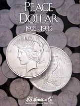Peace Dollar Coin Folder 1921-1935 by H.E. Harris  - £7.98 GBP