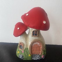 5&quot; Tall Fairy Garden Mushroom House NEW - £4.61 GBP