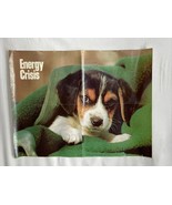 Vintage Xerox Education Publication Print Poster Energy Crisis Dog Puppy... - €8,08 EUR