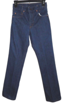 Vintage Levis 717-0917 Student Jeans 26x32 (26x31 1/2) Talon 42 Orange Overlock - £45.34 GBP