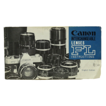 Canon Interchangeable Lenses FL Instructions Booklet Only (English Edition) - £6.20 GBP
